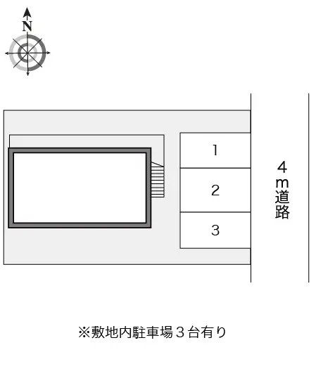 ★手数料０円★立川市柏町 月極駐車場